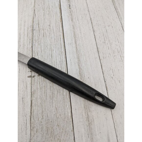 Veggies Handle #4 Stainless Steel Wide Meat Fork 12" USA Fruit Vintage - Picture 5 of 7